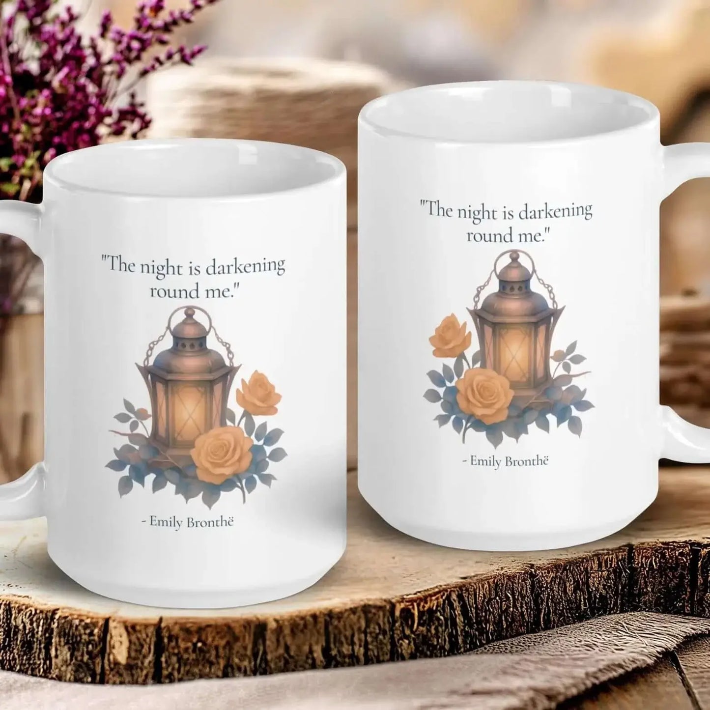 Emily Brontë Quote Mug — Book Lover Gift
