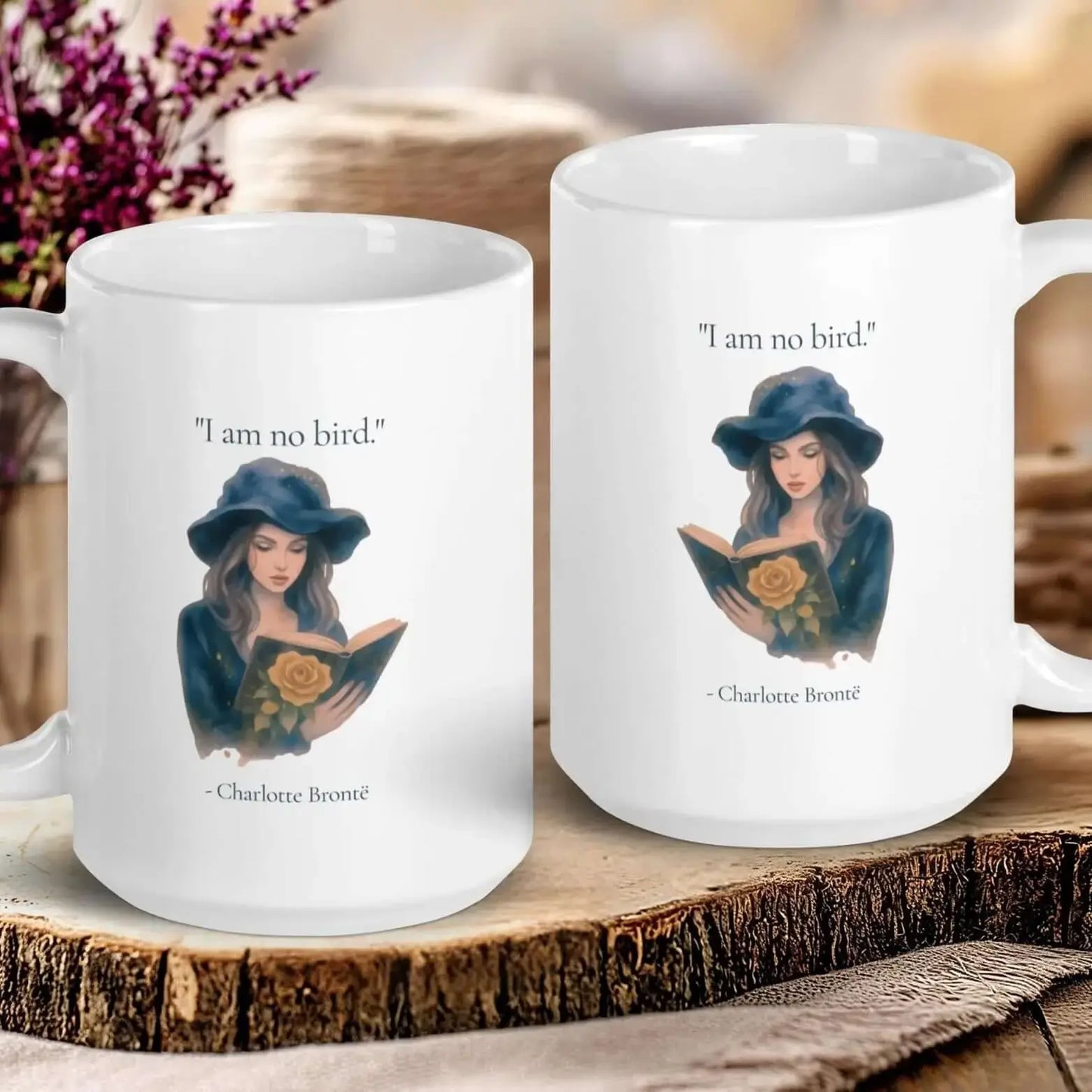 Jane Eyre Quote Mug — Charlotte Brontë Literary Mug
