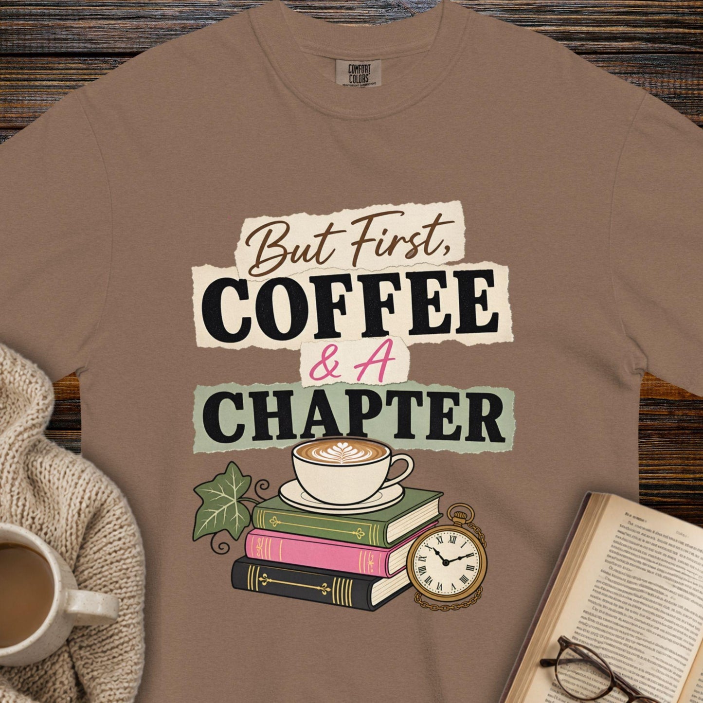But first coffee and a chapter T-shirt