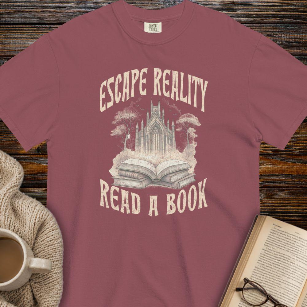 Escape reality, read a book T-shirt