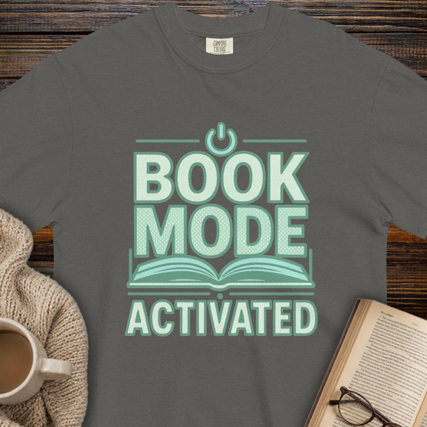 Book mode activated T-shirt
