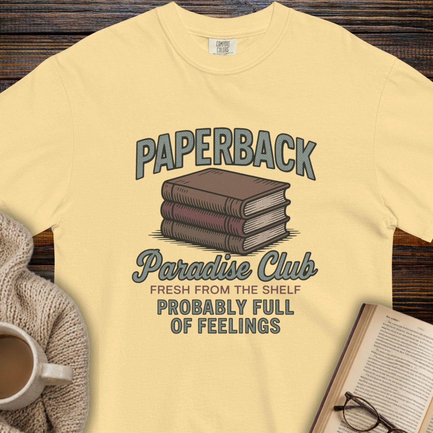 Paperback paradise club T-shirt