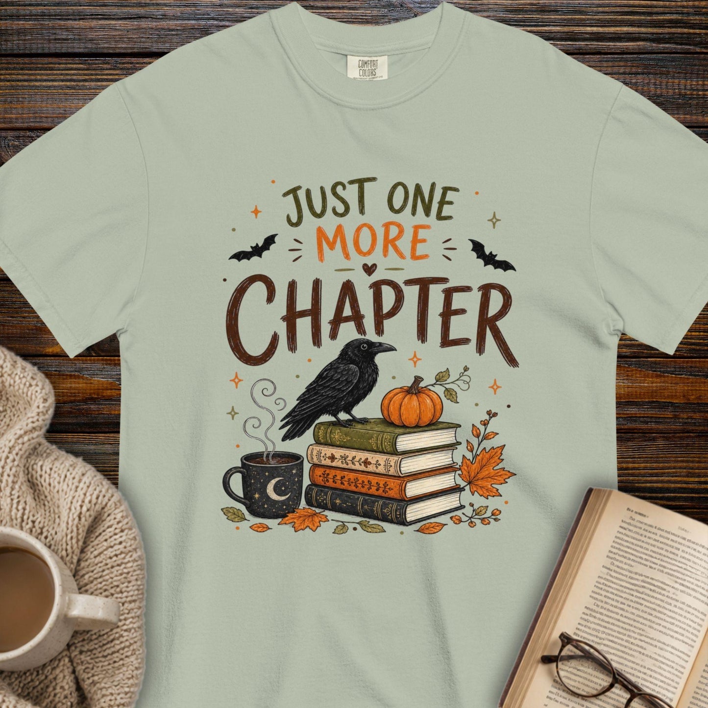 Just one more chapter halloween T-shirt