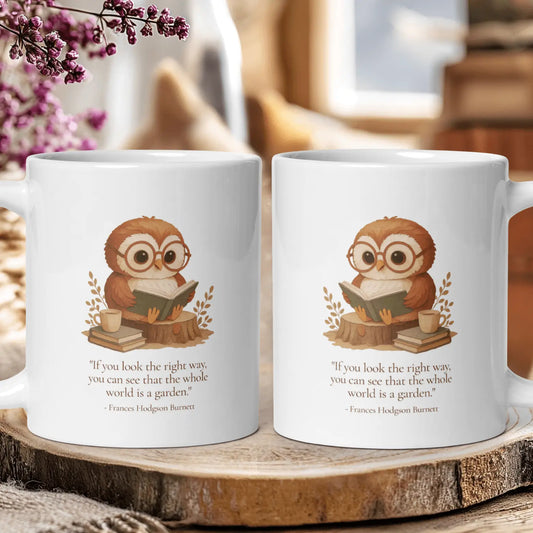 "If You Look the Right Way" — The Secret Garden Quote Mug