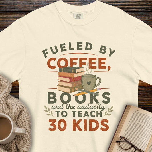 Coffee, Books & the Audacity T-Shirt