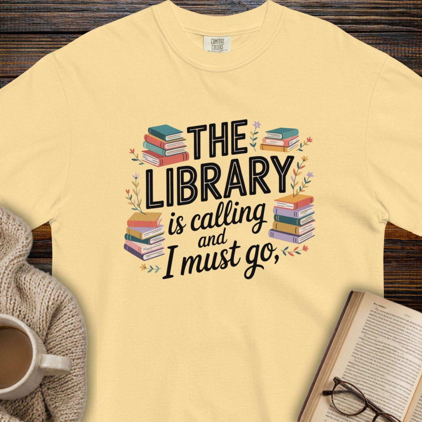 The Library is calling T-shirt