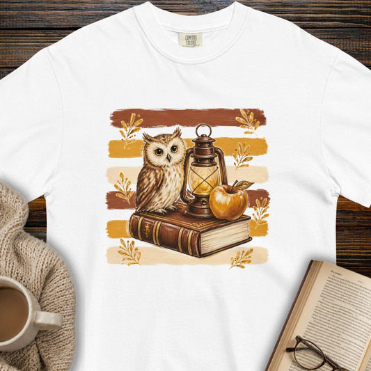 Bookish owl T-shirt