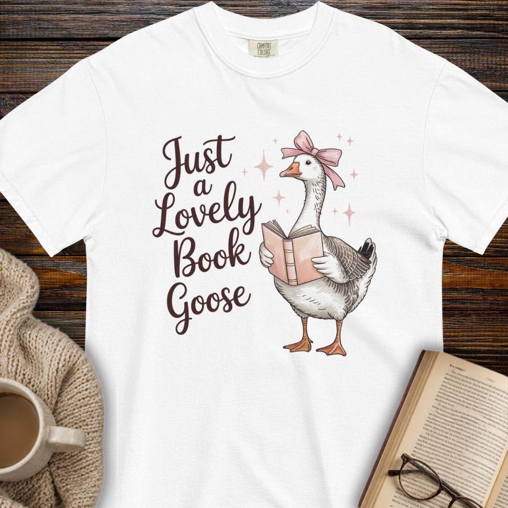 Lovely book goose T-shirt