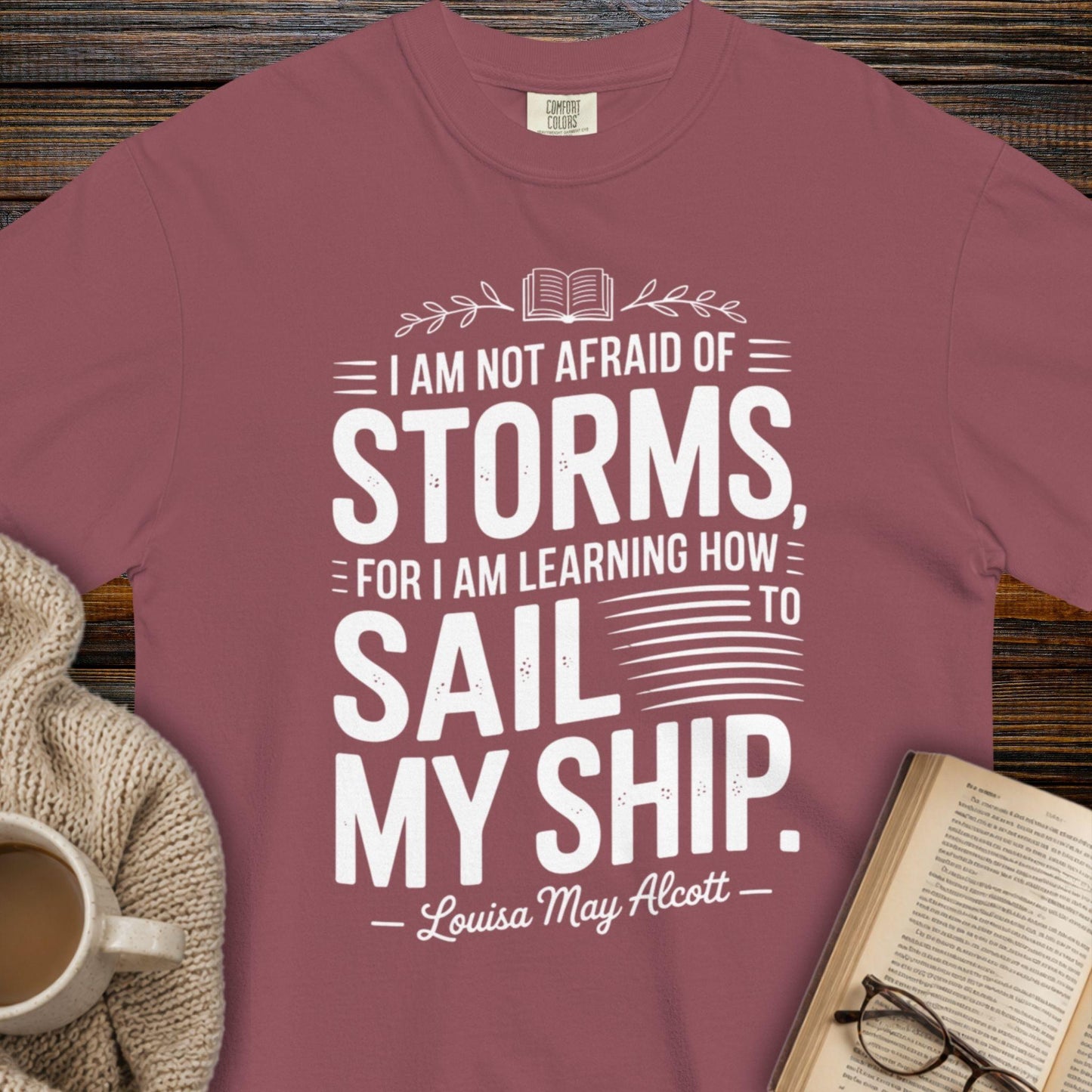 Louisa May Alcott Quote T-Shirt