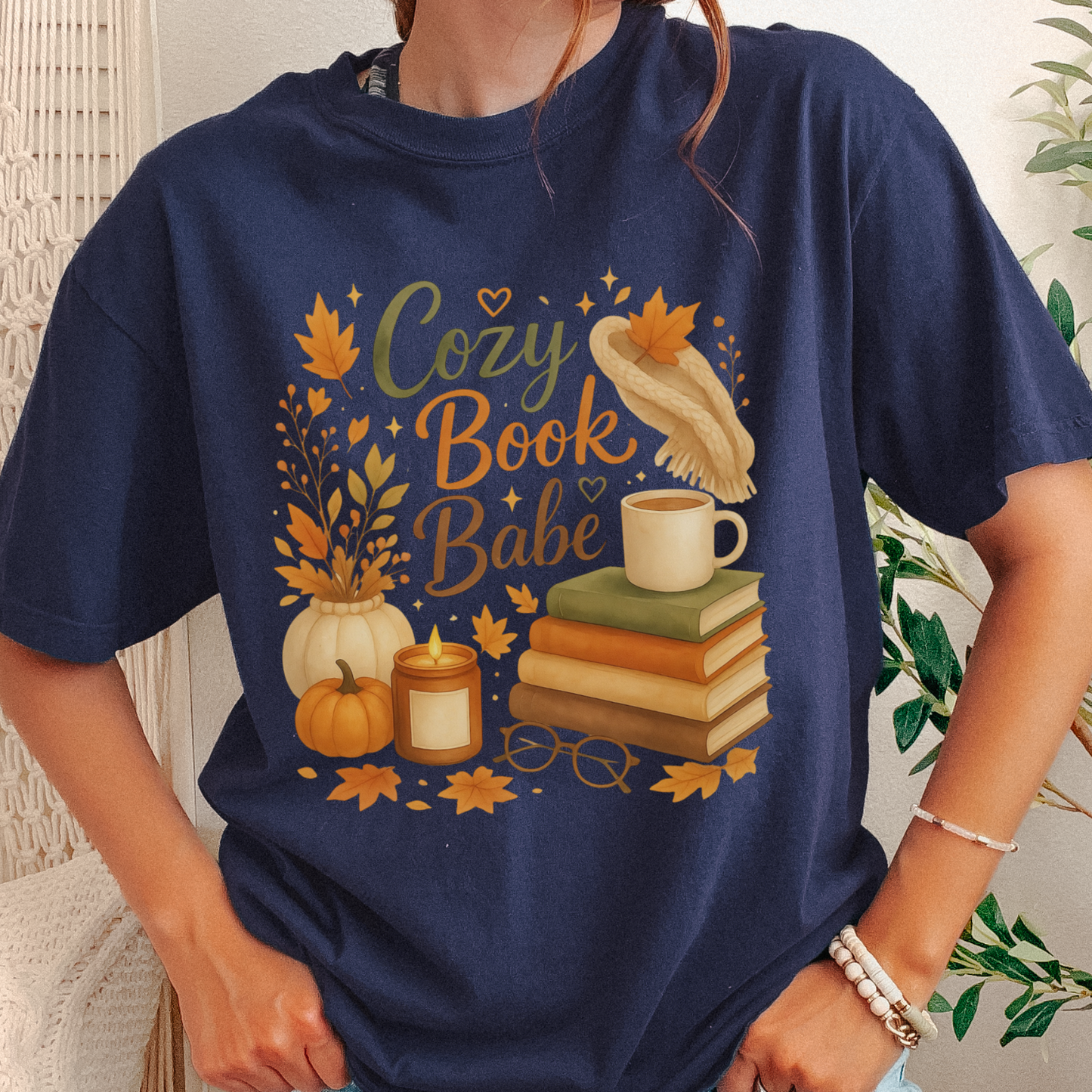 Cozy book babe