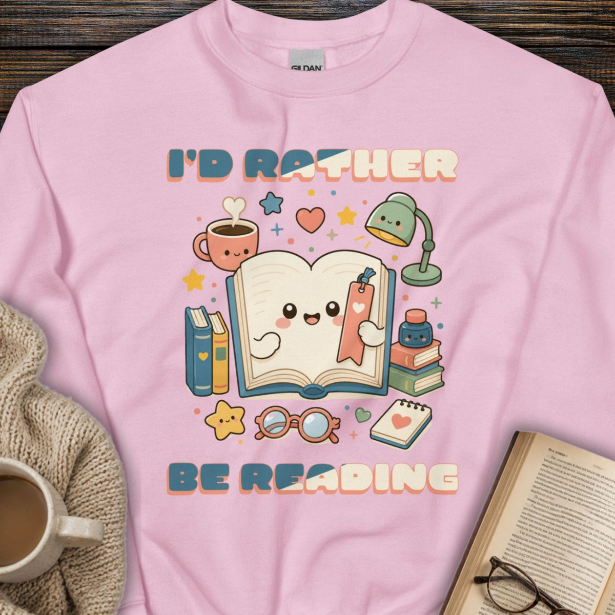 Rather Be Reading Sweatshirt