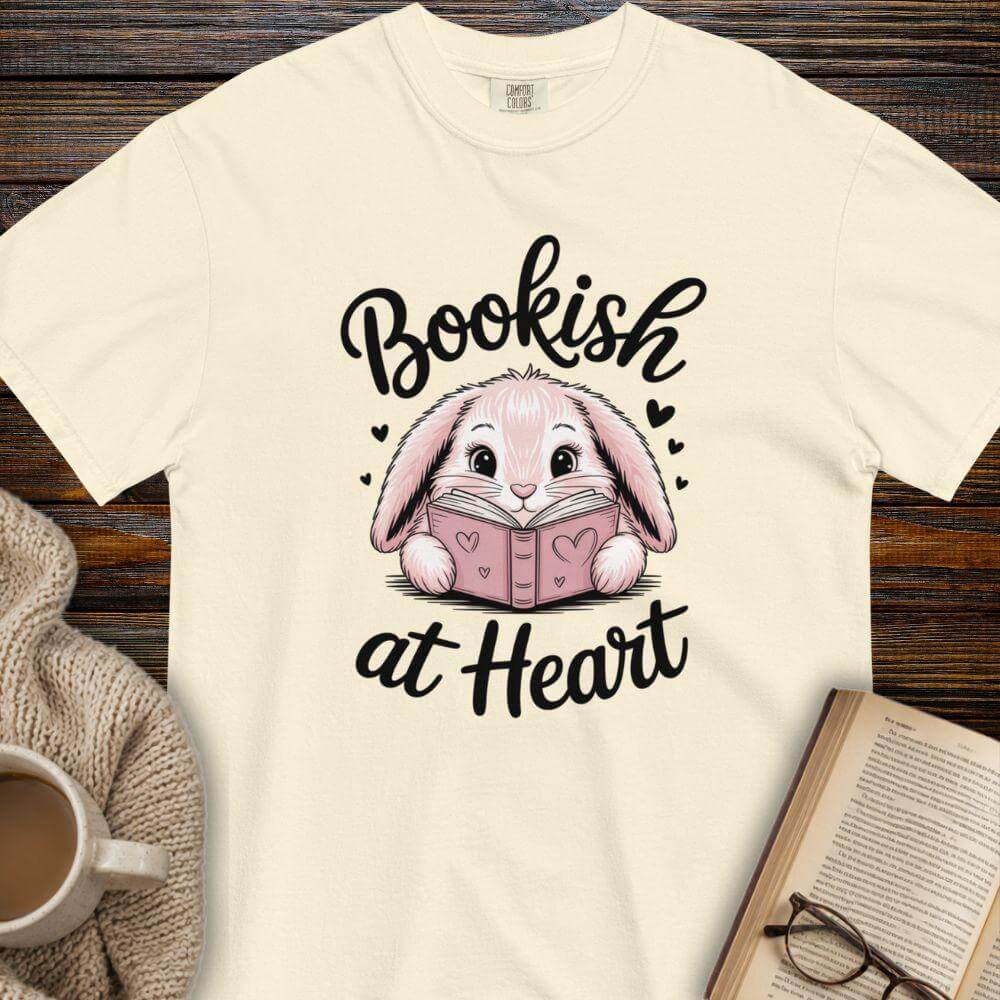 Bookish at heart T-shirt