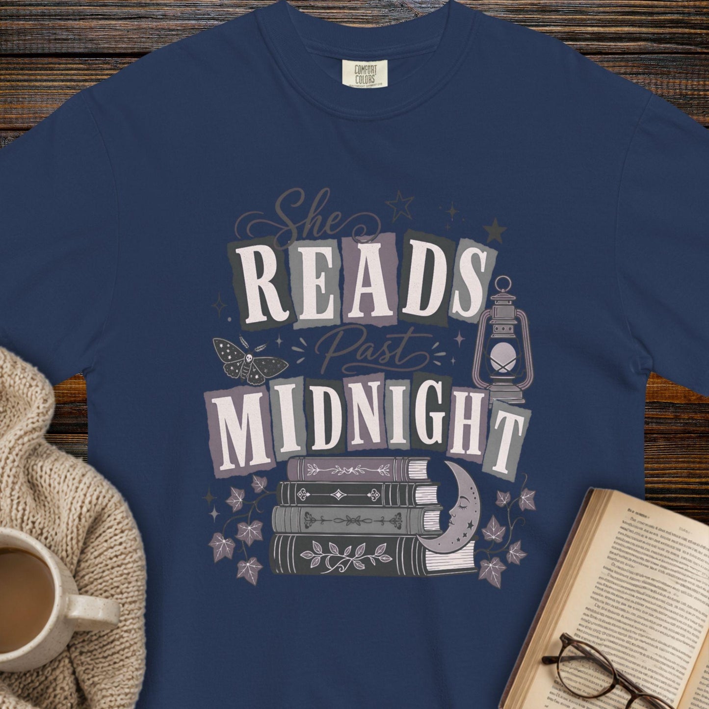 She reads past midnight T-shirt