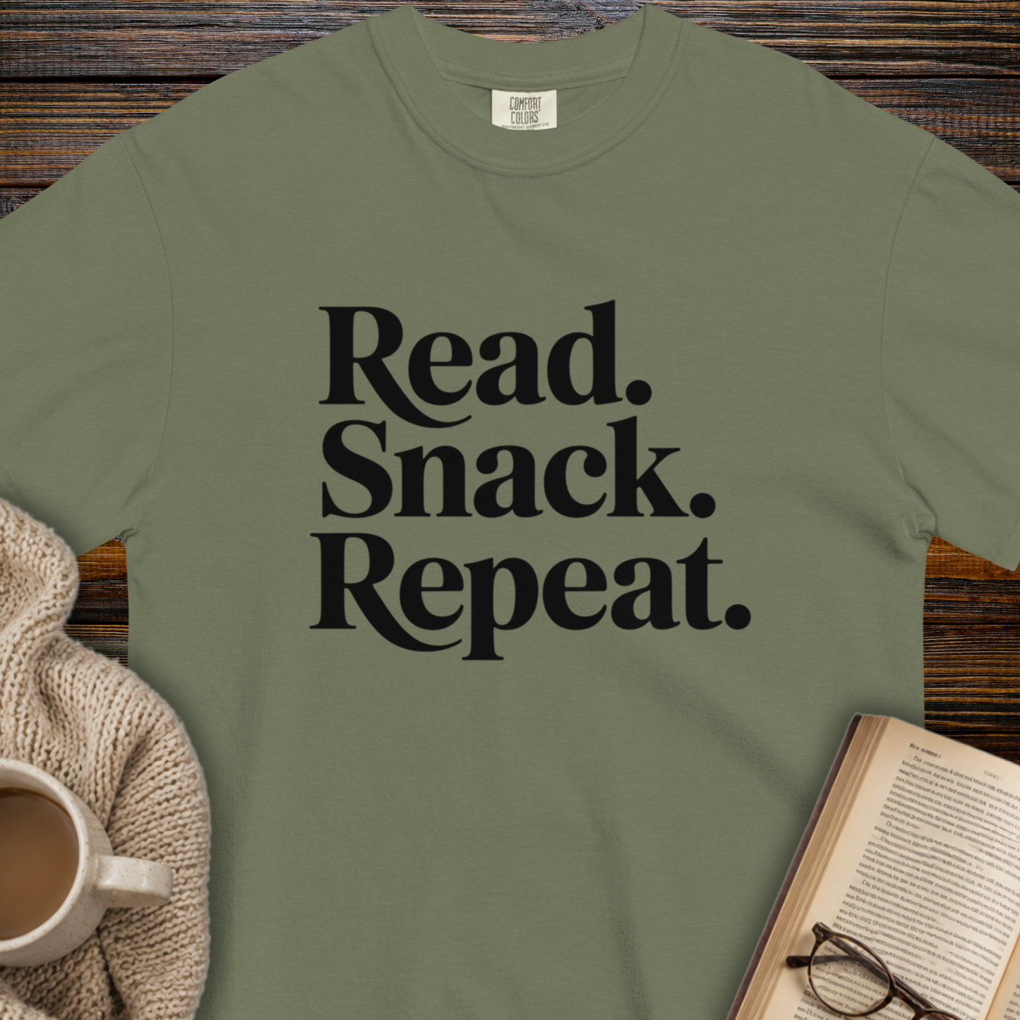 Read. Snack. Repeat T-shirt