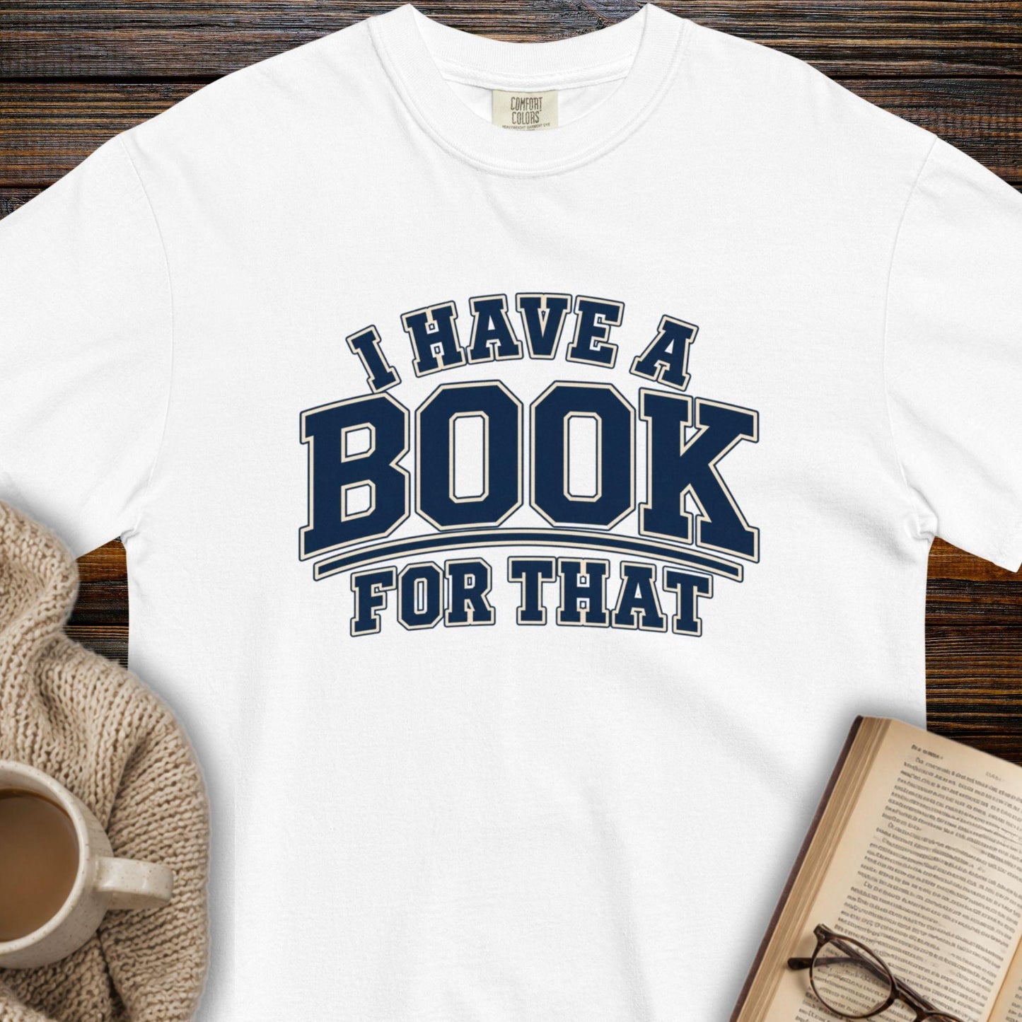 I have a book for that T-shirt