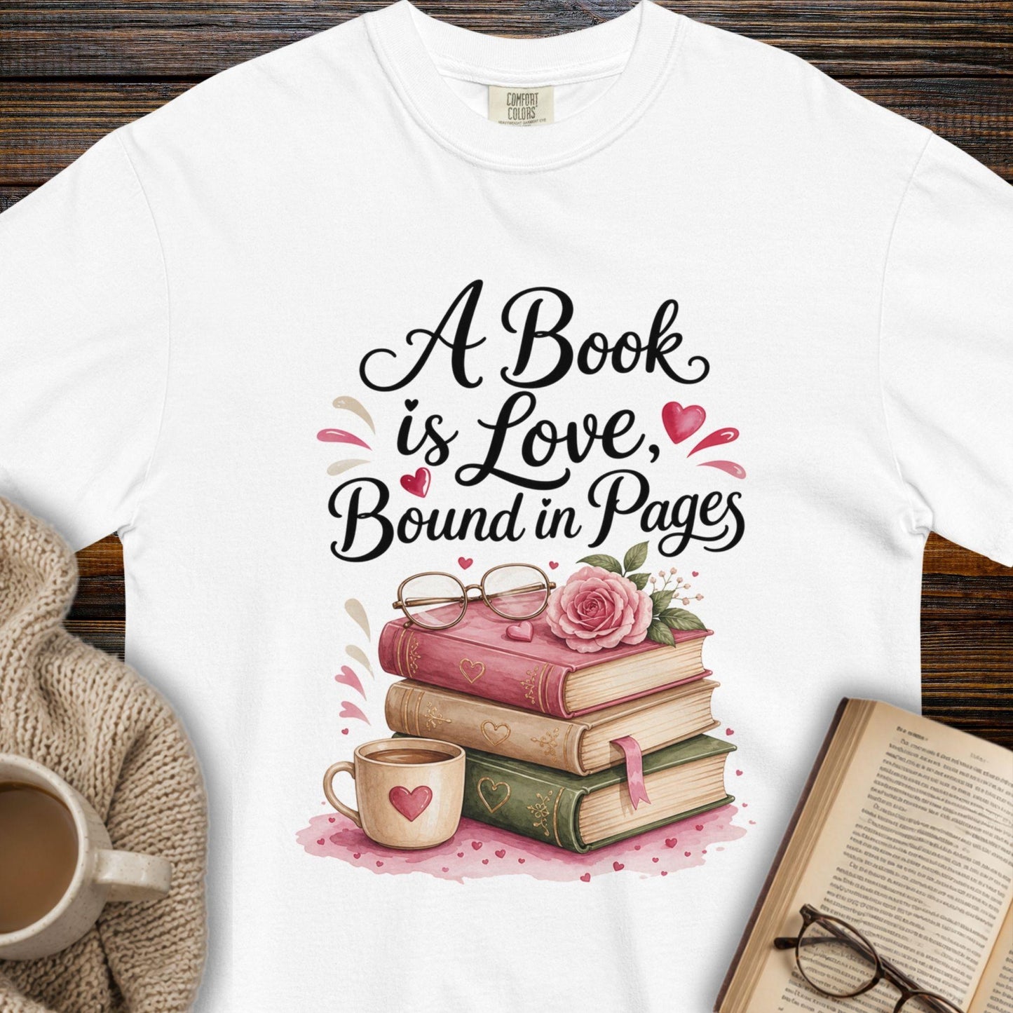 "A Book is Love T-Shirt