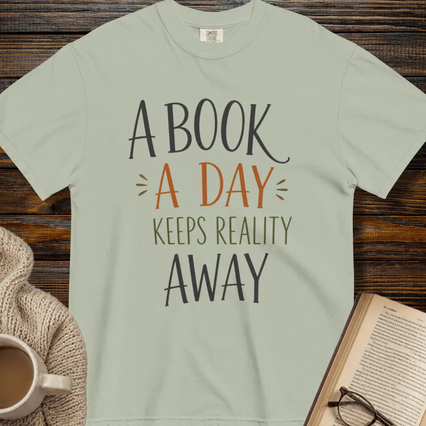 A book a day keep reality away