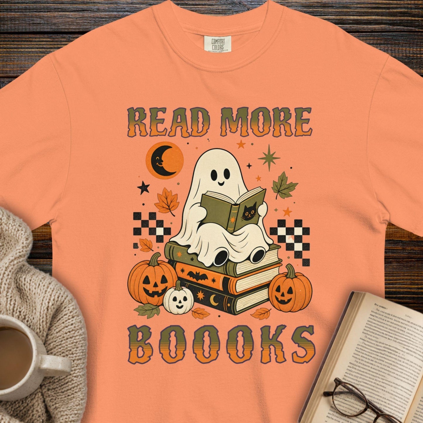 Read more Books retro T-shirt