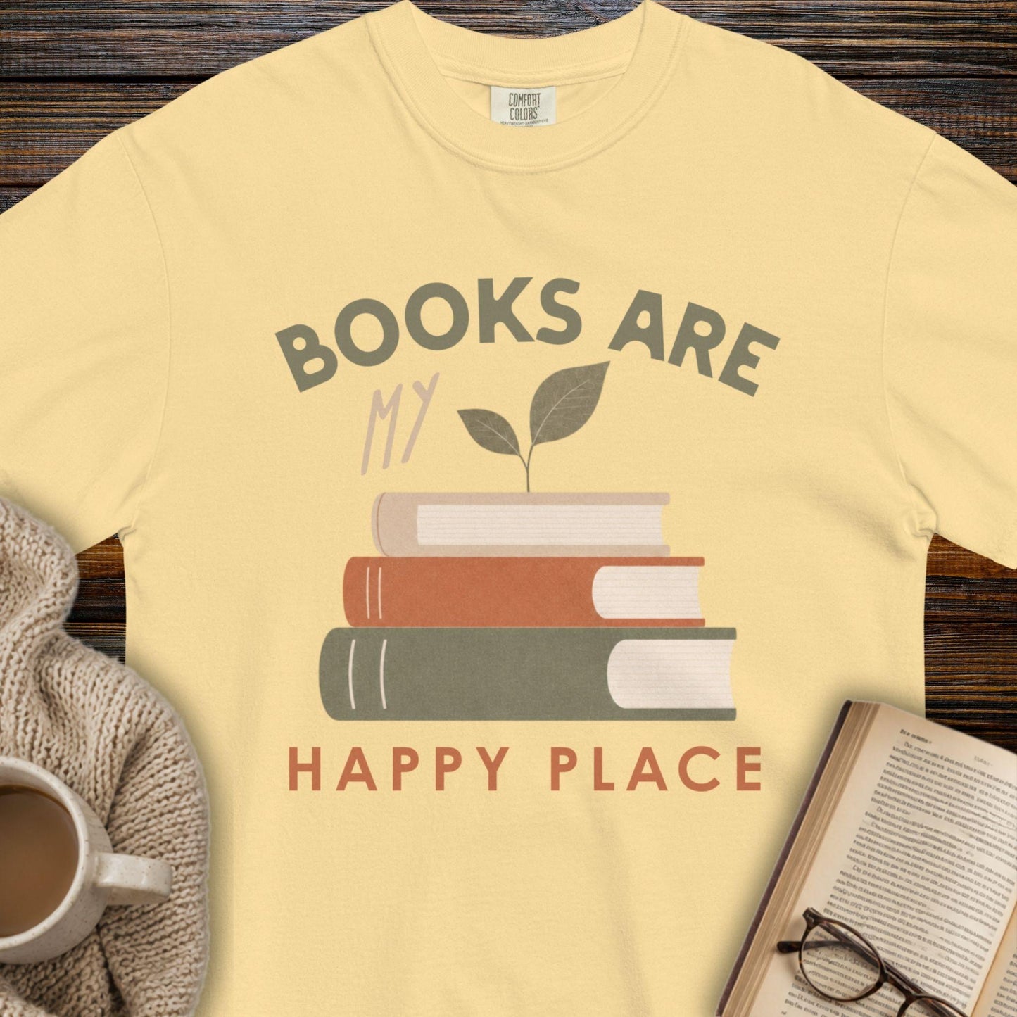 Books are my happy place T-shirt