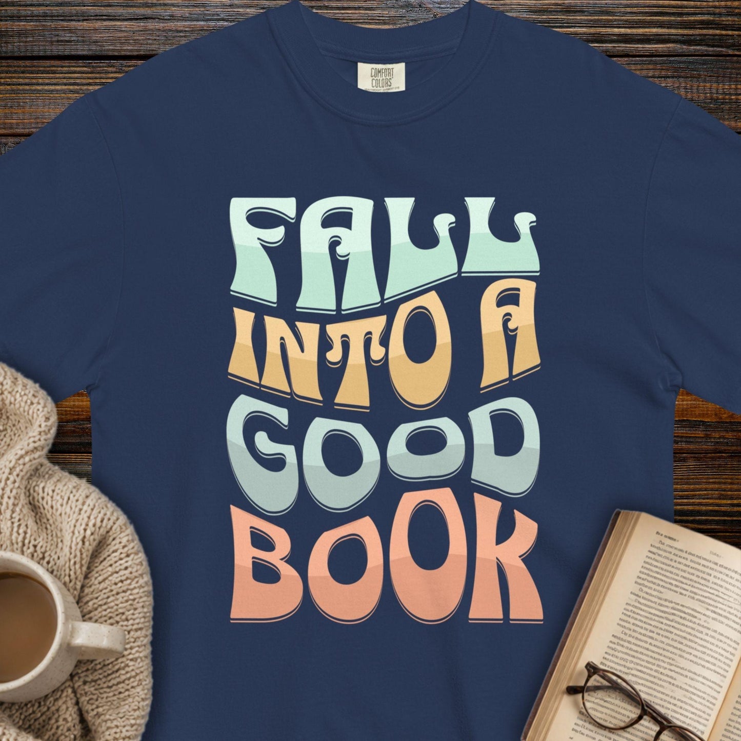 Fall into a good book T-shirt