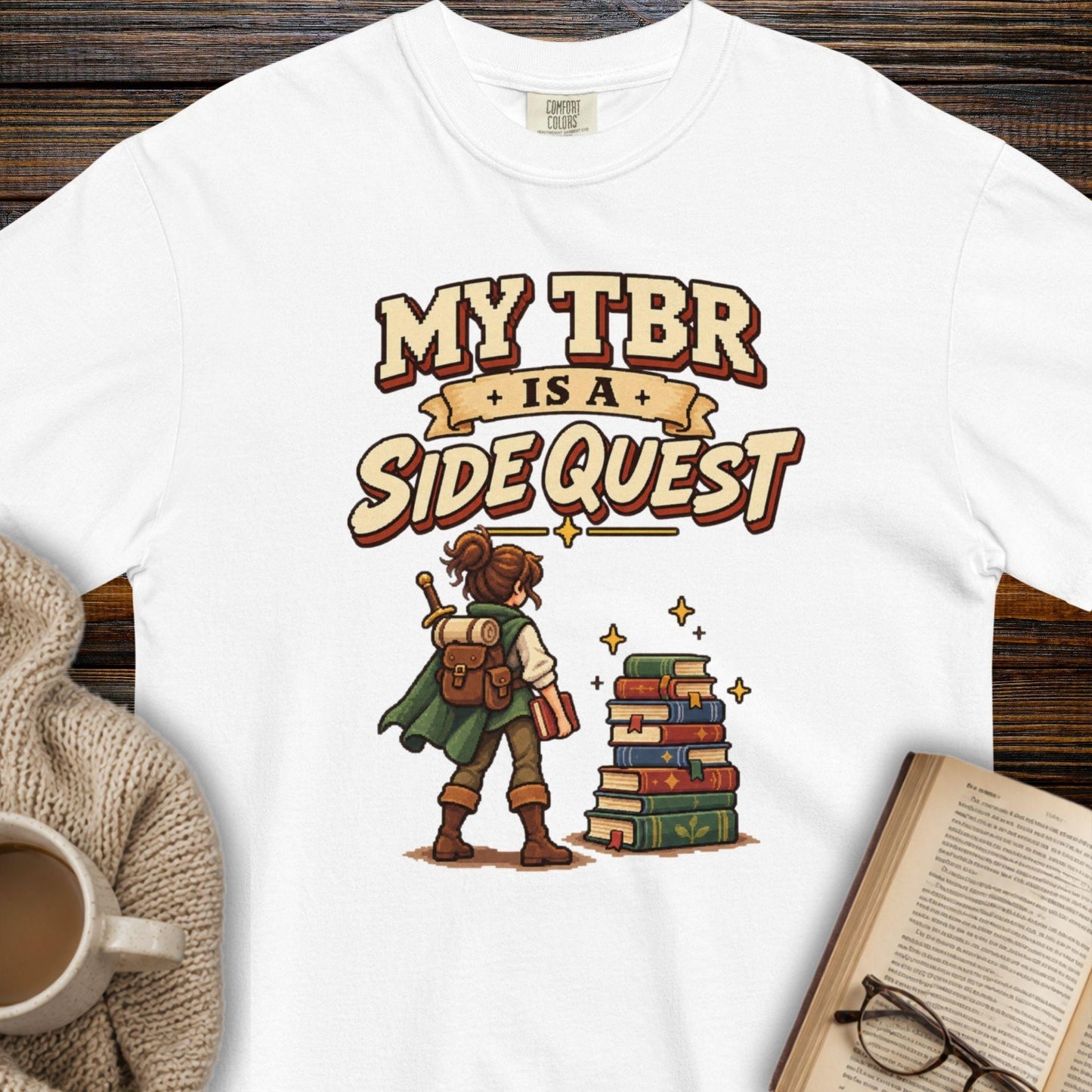 My TBR is a sidequest T-shirt