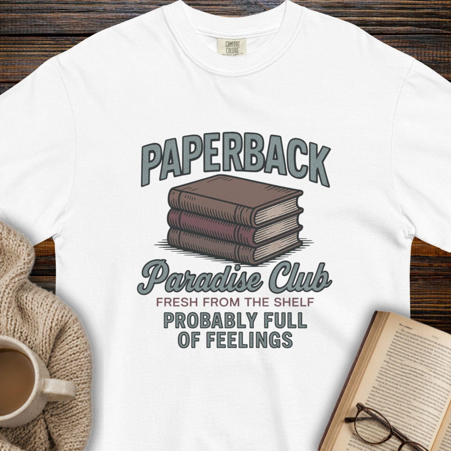 Paperback paradise club T-shirt