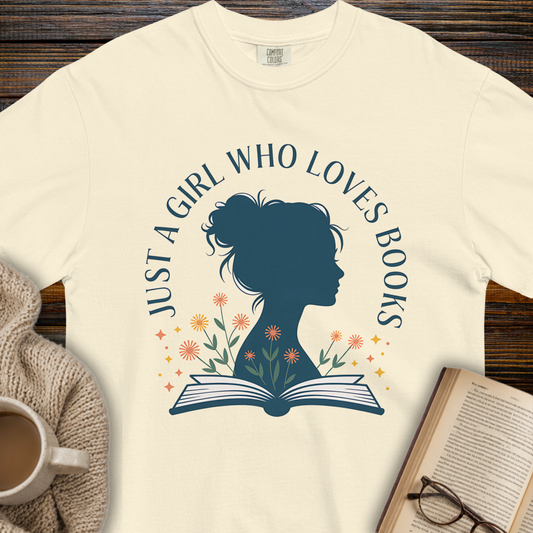 Just a girl who loves books T-shirt