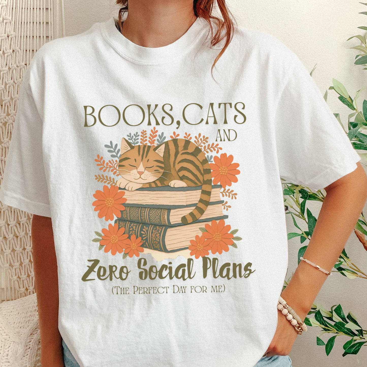 Books, cats and zero social plans