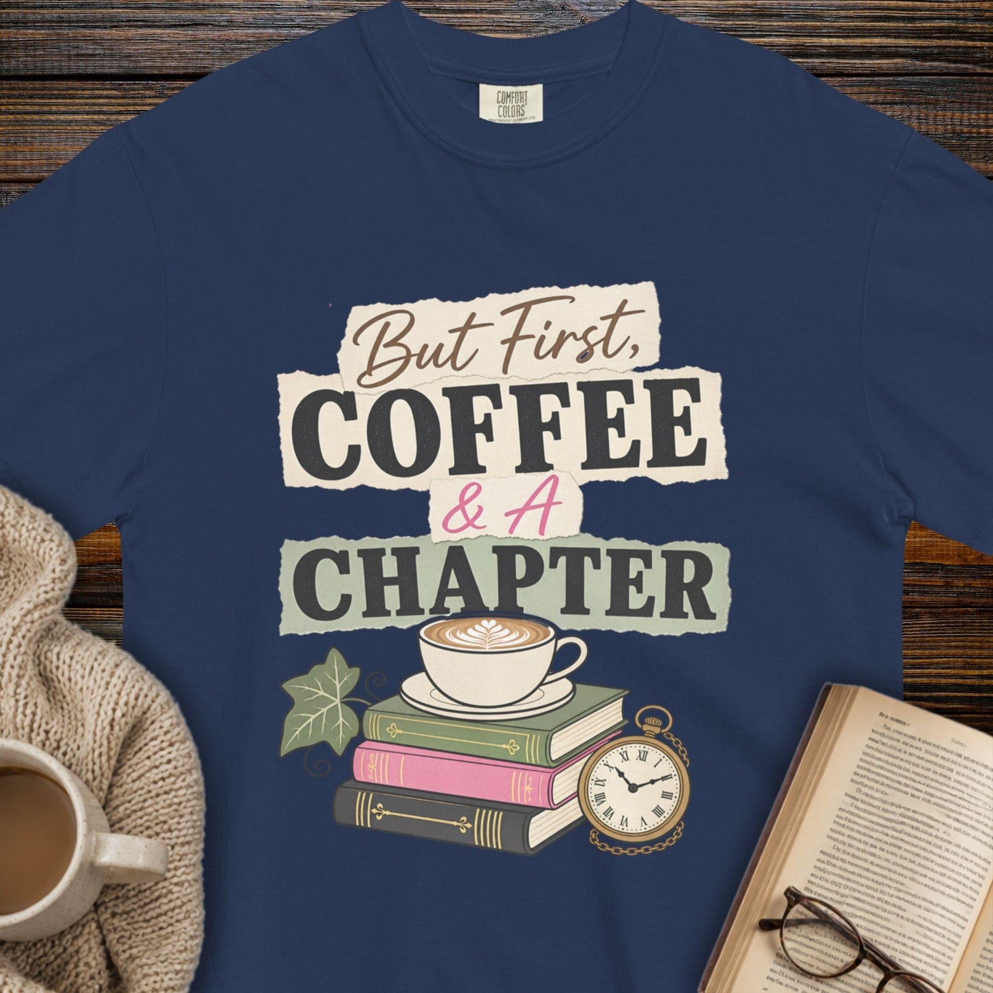 But first coffee and a chapter T-shirt