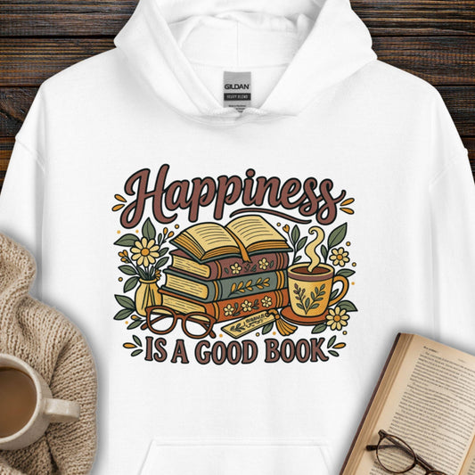 Happiness Is A Good Book Hoodie