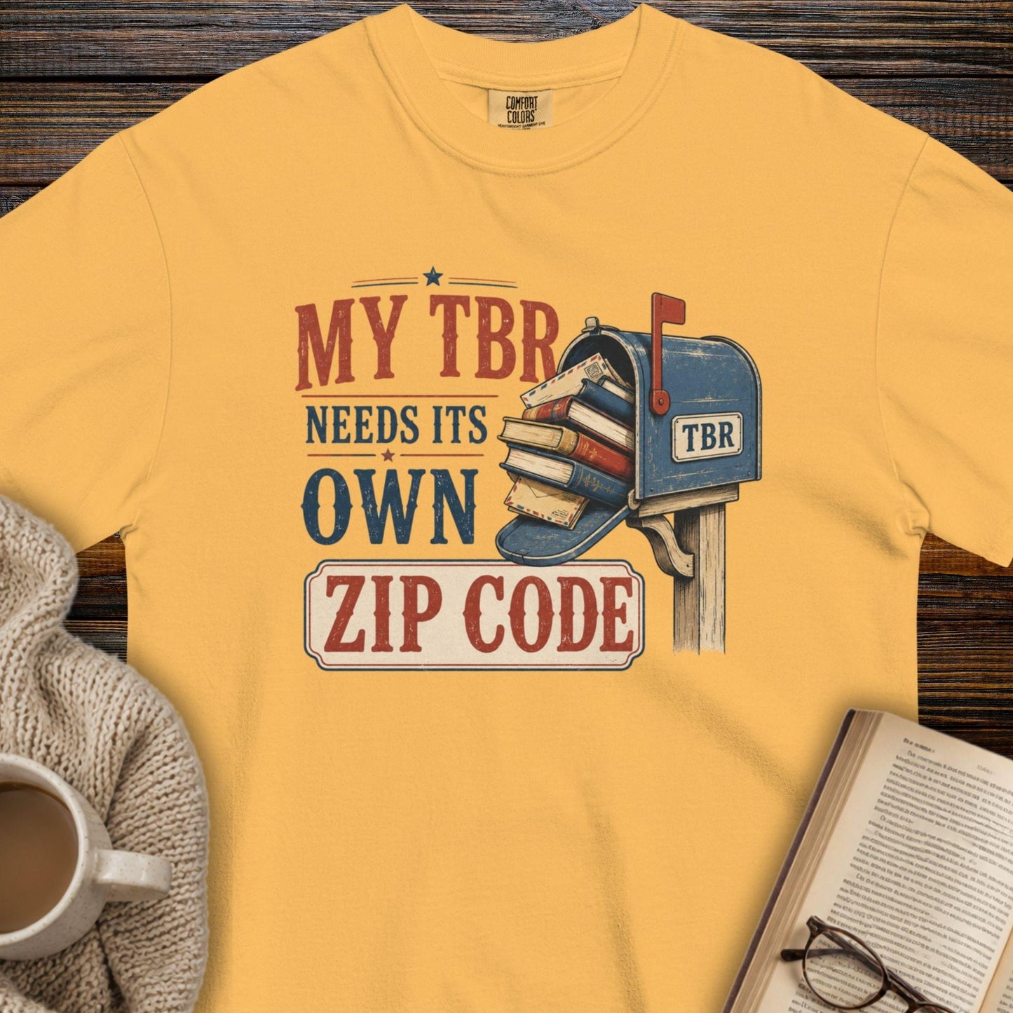 My TBR Zipcode T-shirt