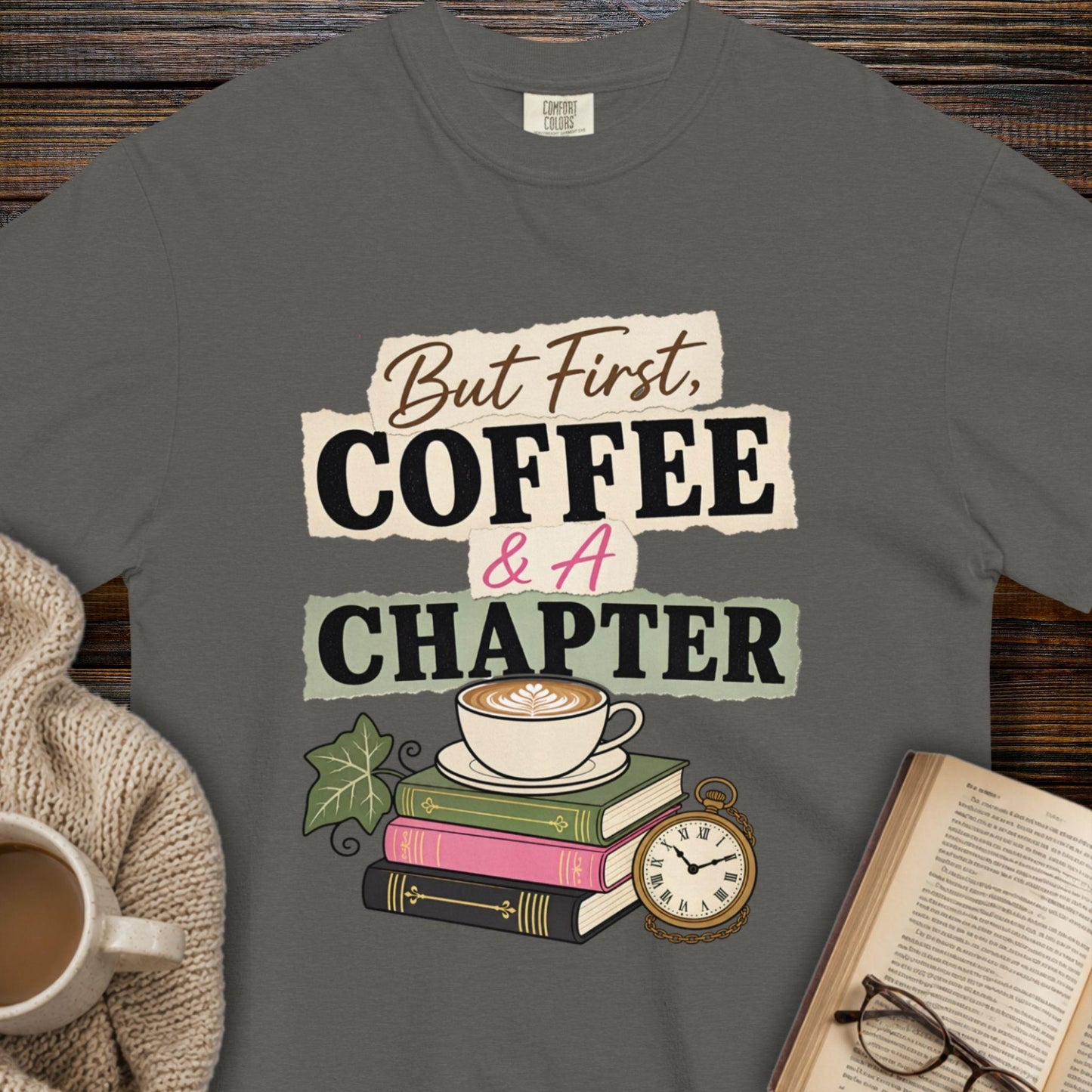 But first coffee and a chapter T-shirt