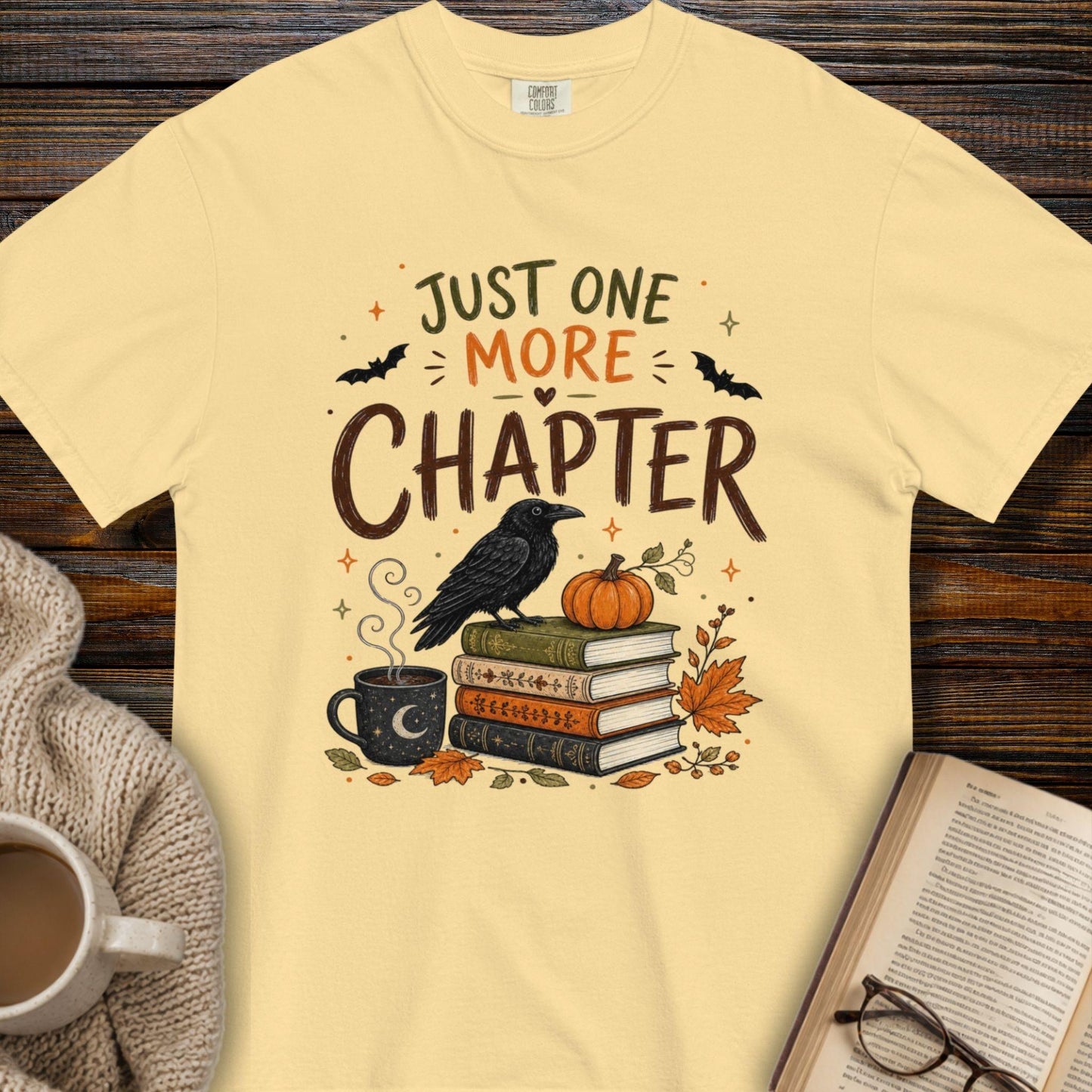 Just one more chapter halloween T-shirt
