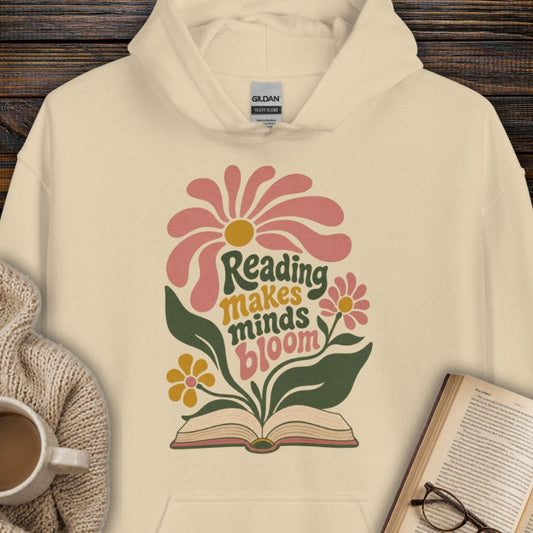 Reading Makes Minds Bloom Hoodie