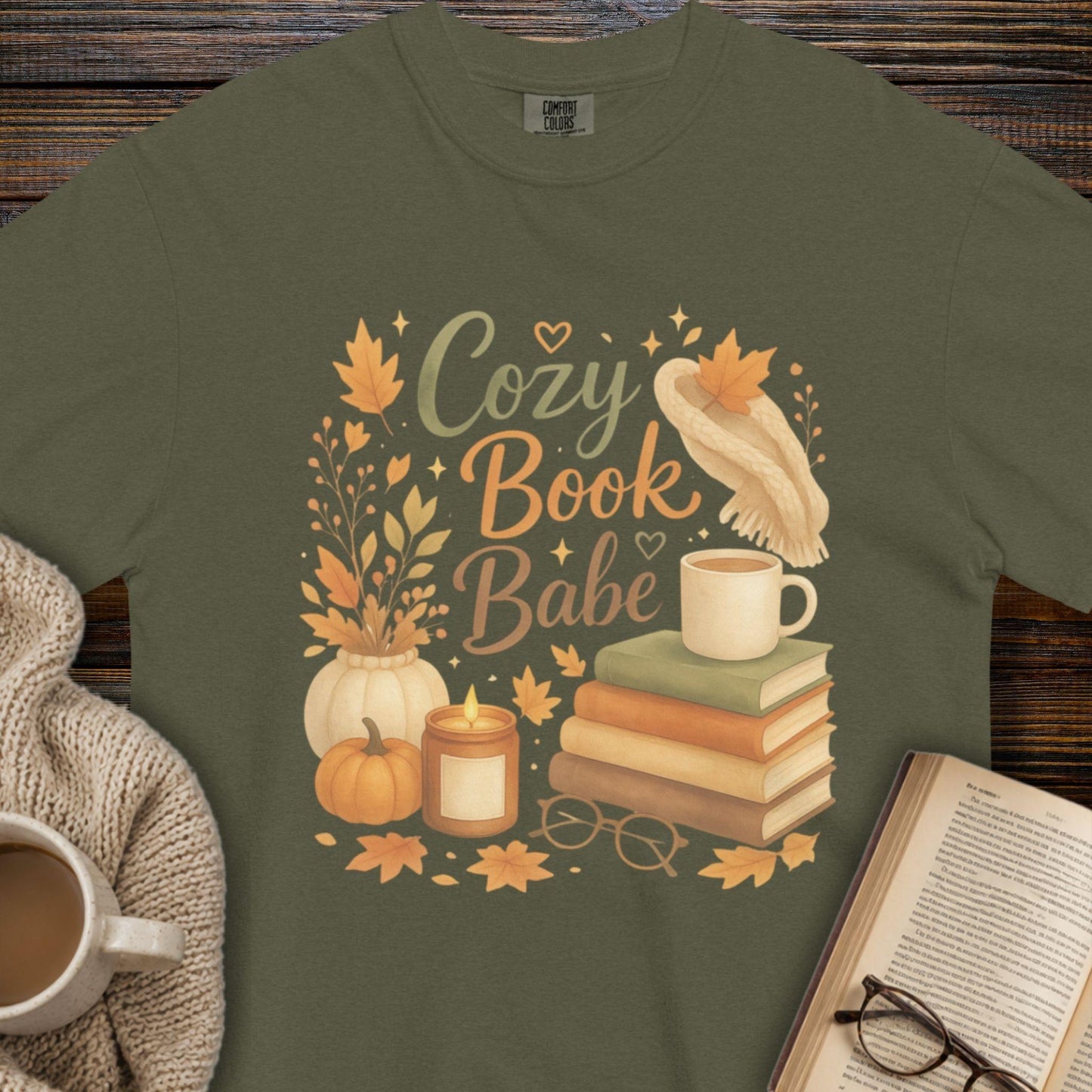 Cozy Book Babe T-Shirt