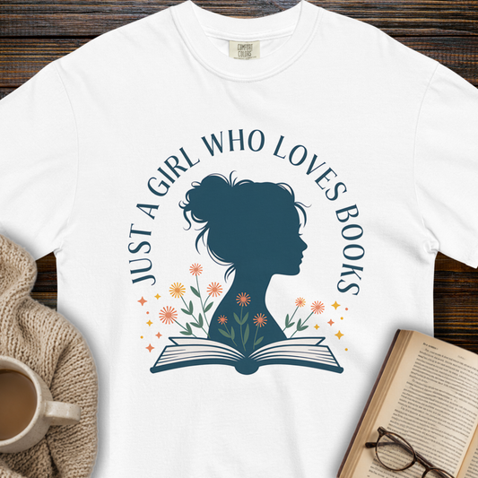 Just a girl who loves books T-shirt