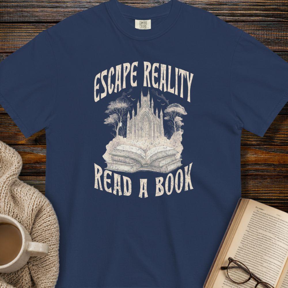 Escape reality, read a book T-shirt
