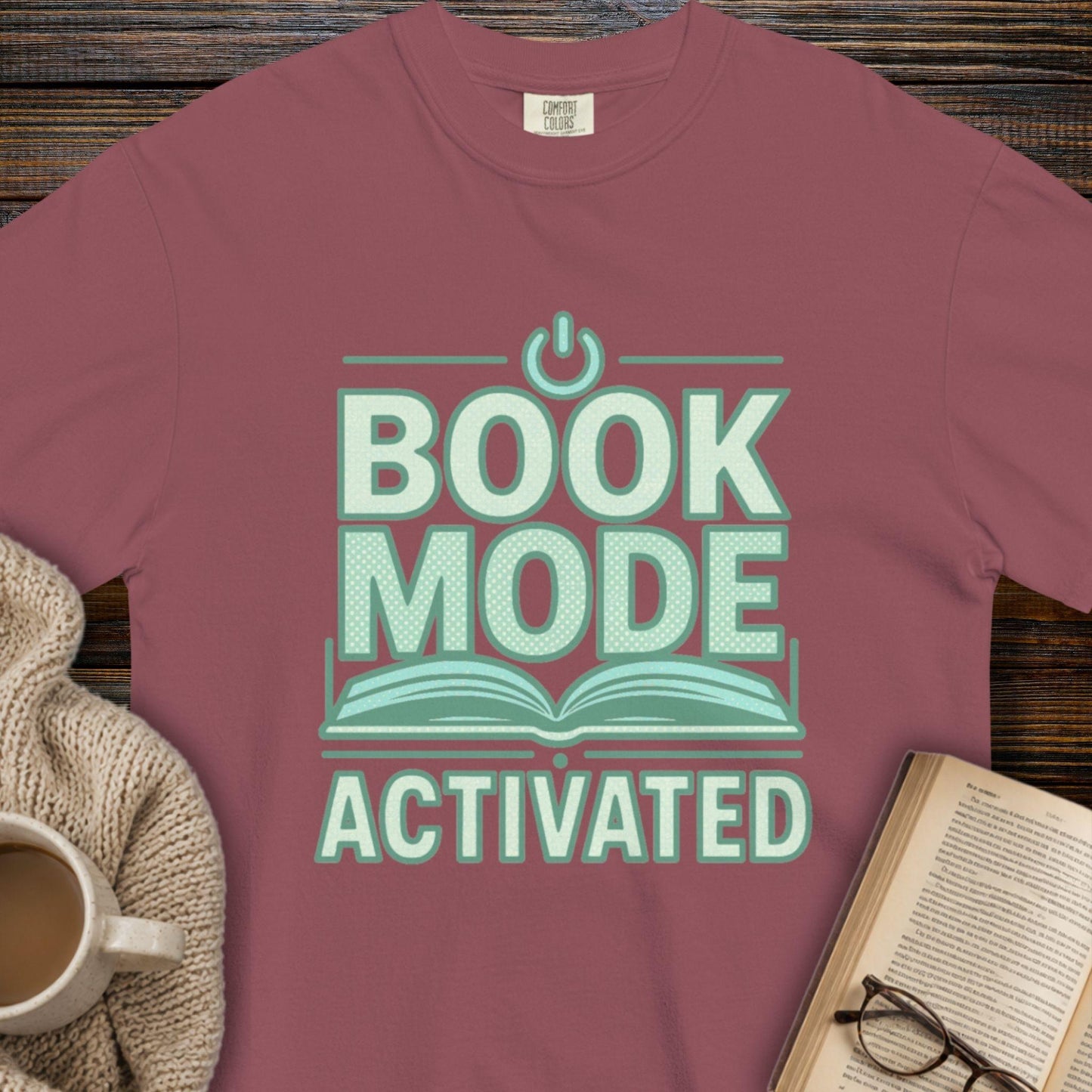 Book mode activated T-shirt