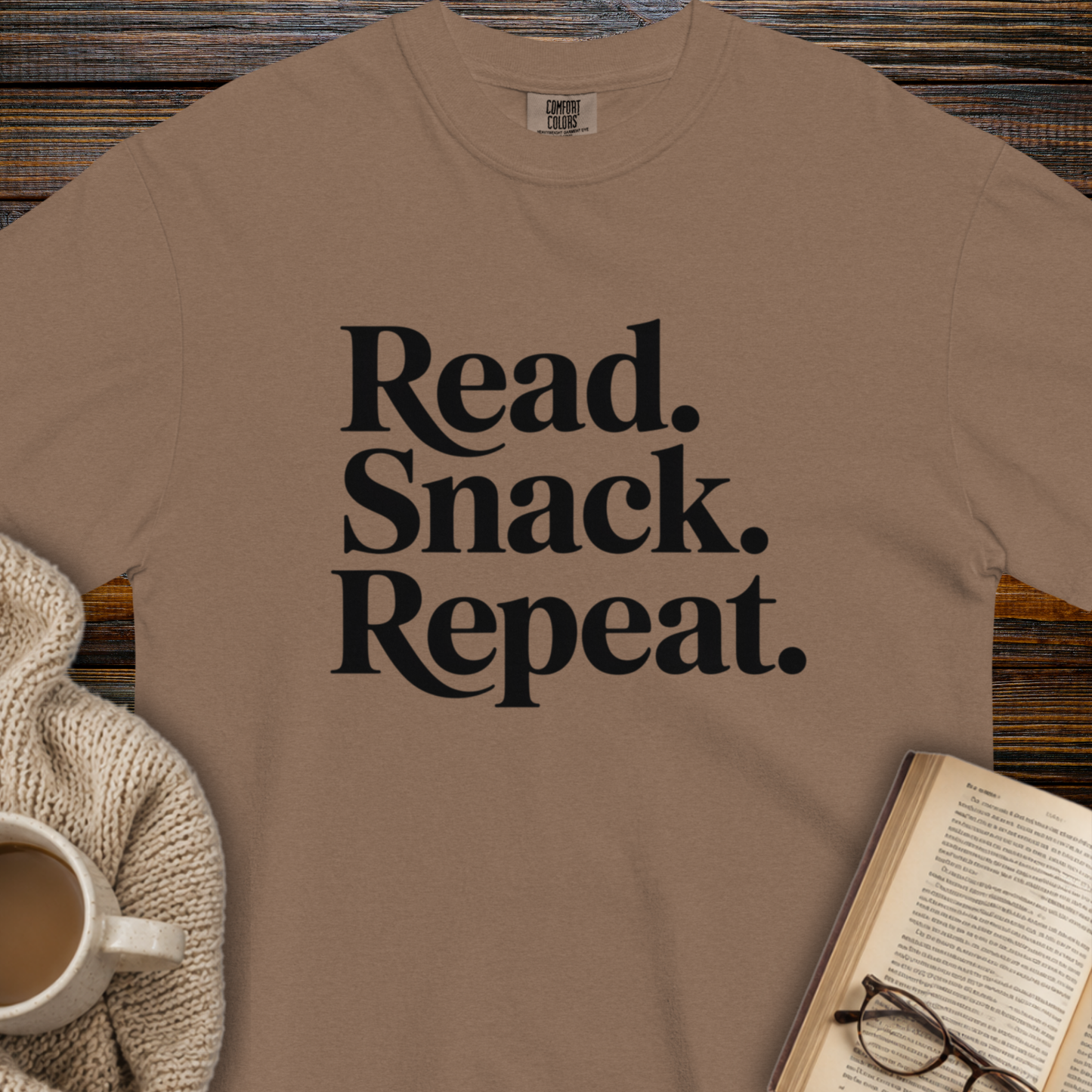 Read. Snack. Repeat T-shirt