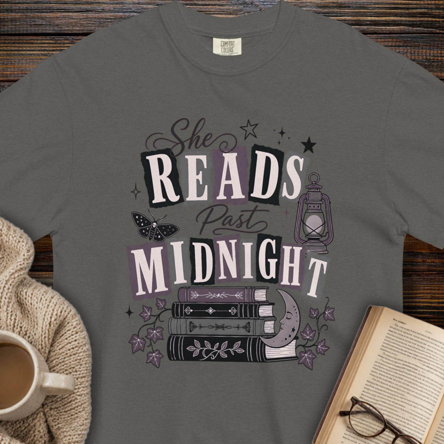 She reads past midnight T-shirt
