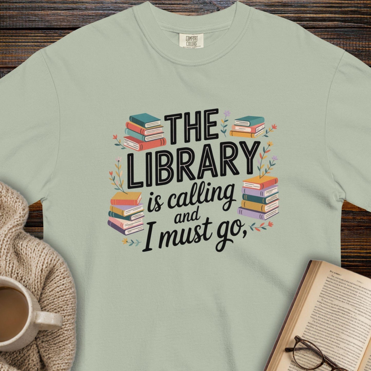 The Library is calling T-shirt