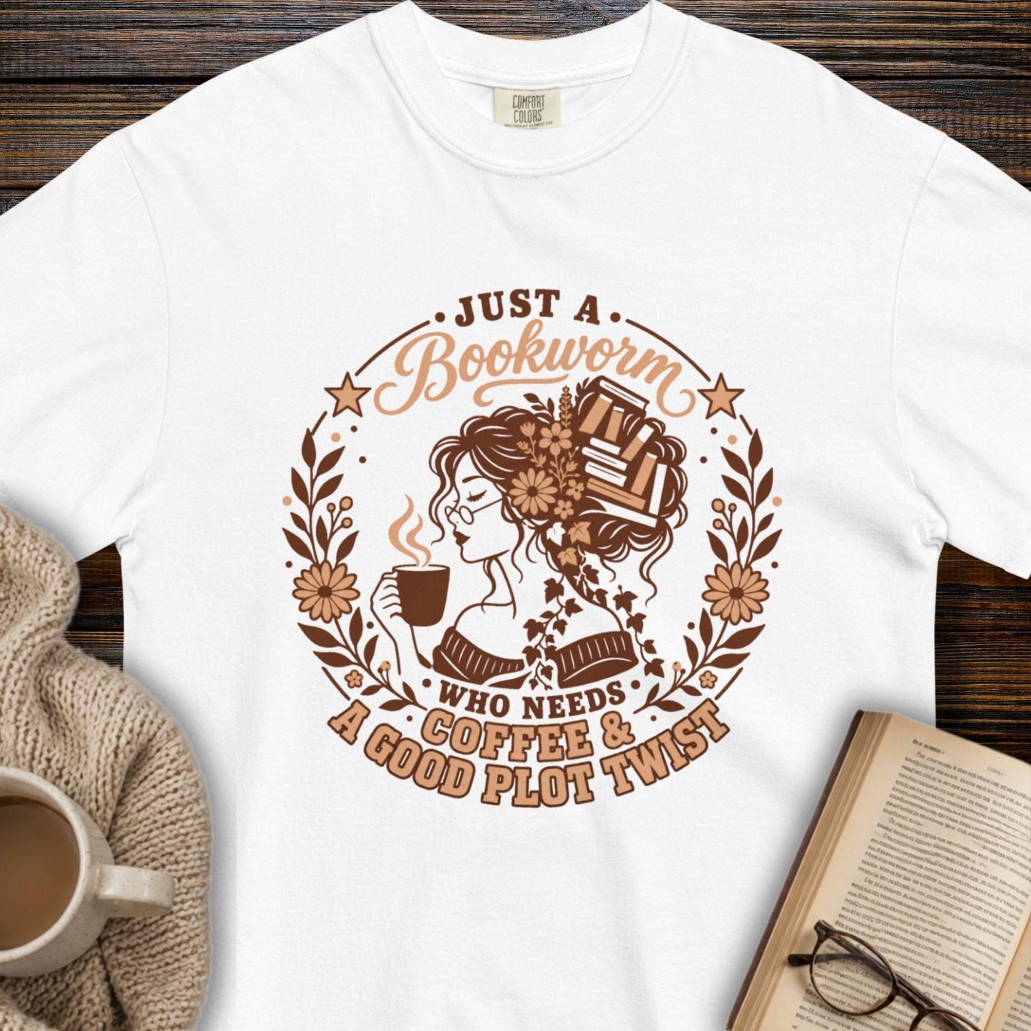 Just a bookworm T-shirt