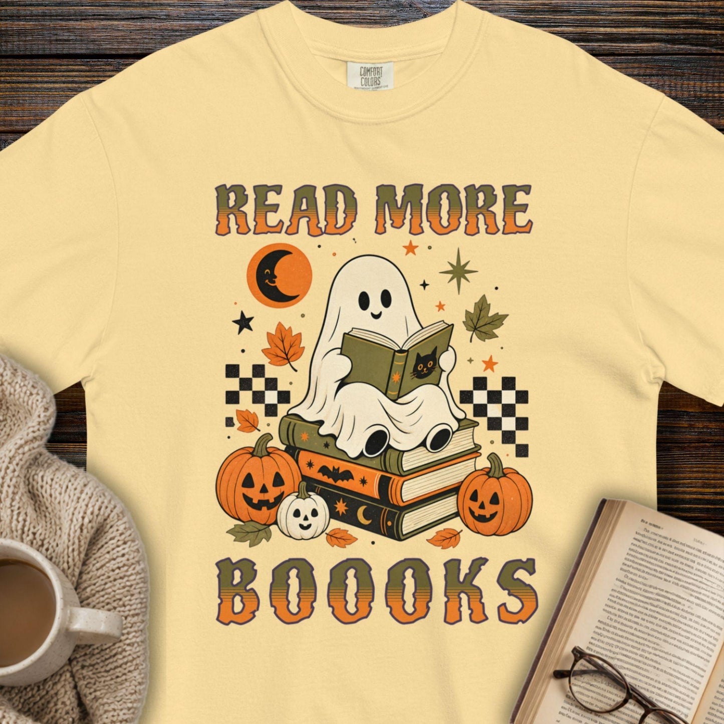 Read more Books retro T-shirt