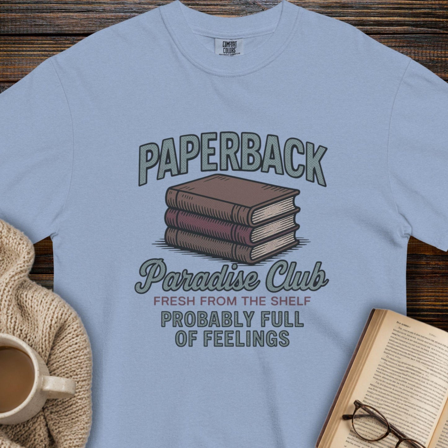 Paperback paradise club T-shirt