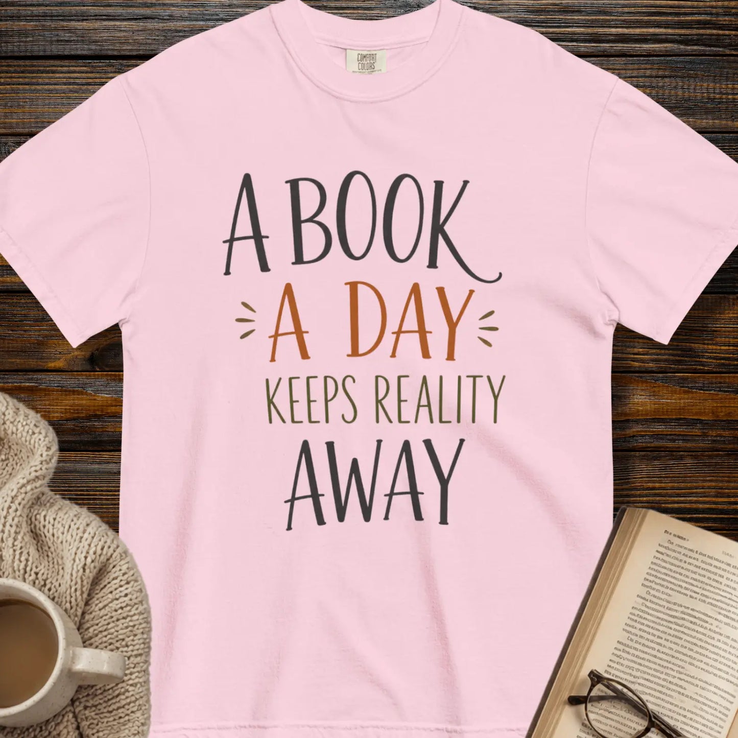 A book a day keep reality away