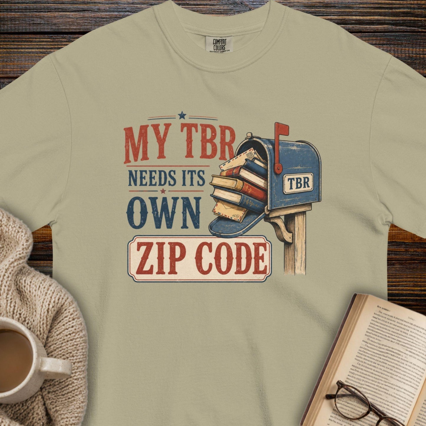 My TBR Zipcode T-shirt