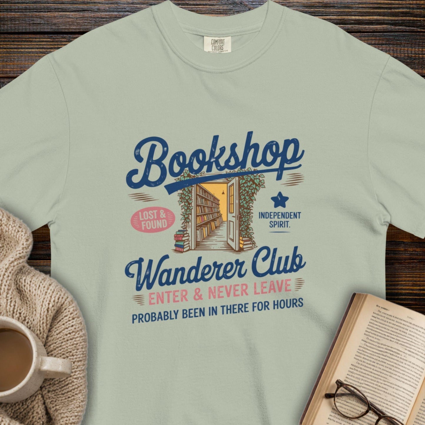 Bookshop wanderer club T-shirt