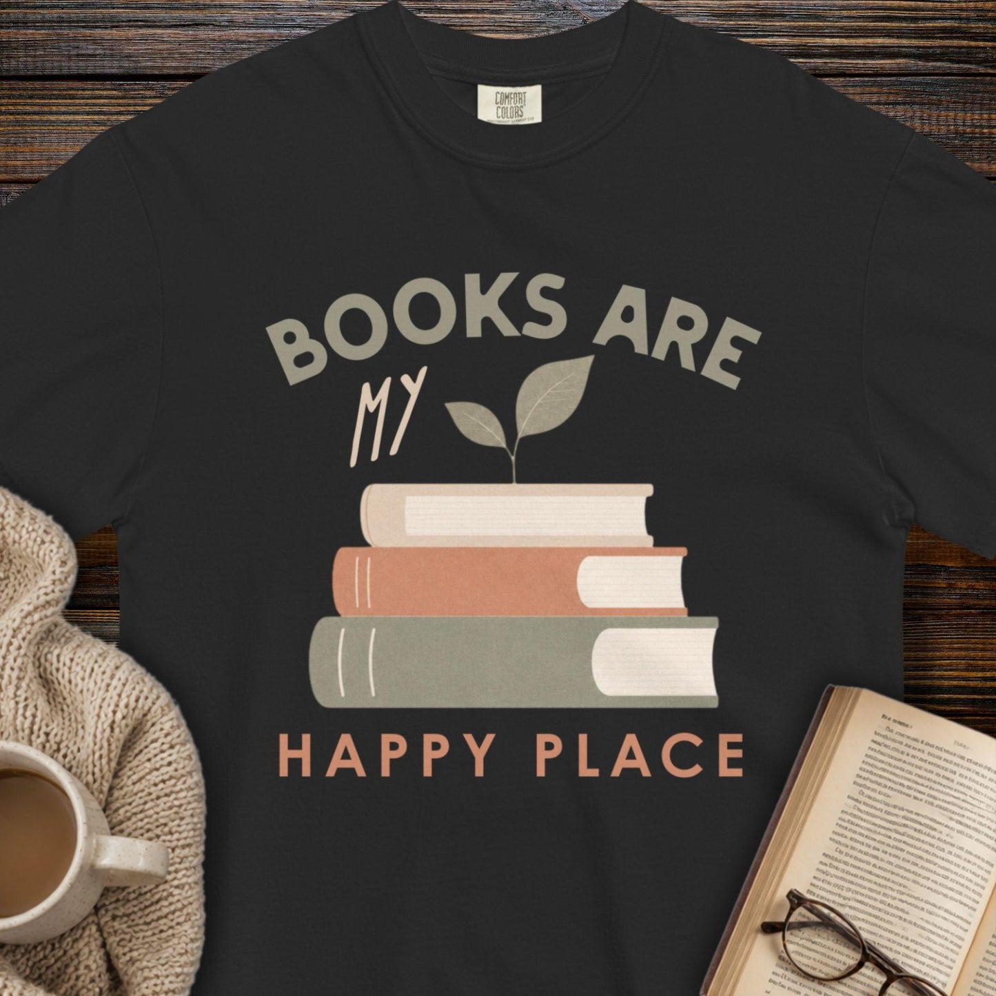 Books are my happy place T-shirt
