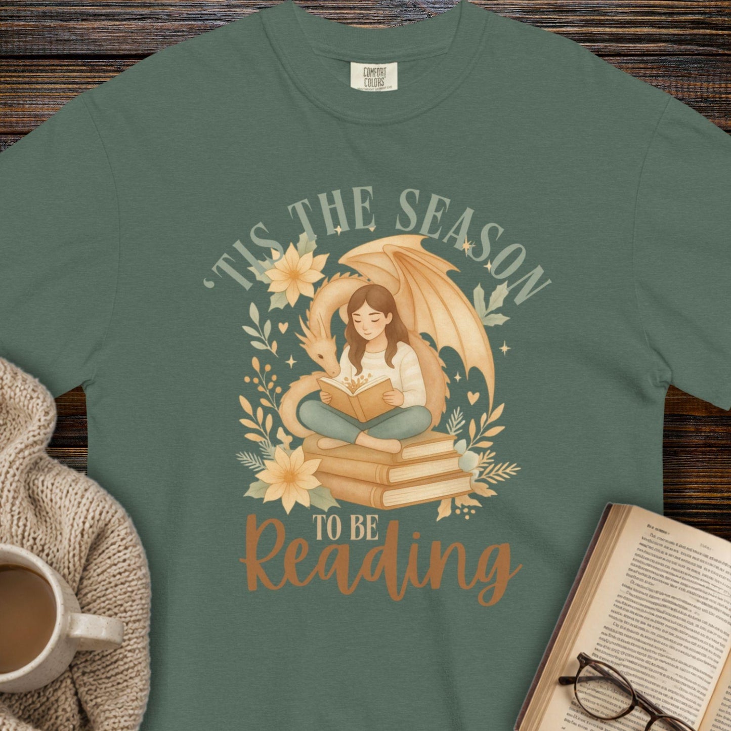 'tis the season to be reading T-shirt