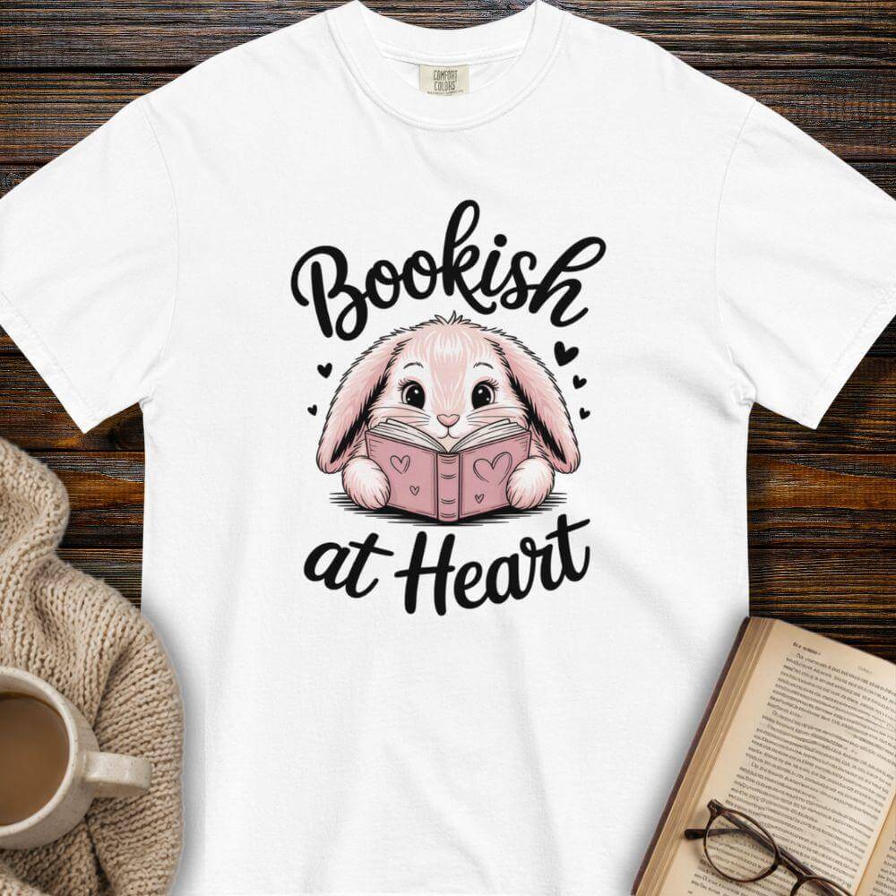 Bookish at heart T-shirt